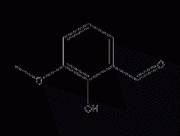 2-hydroxy-3-methoxybenzaldehyde structural formula