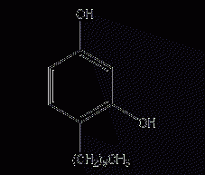 4-hexylresorcinol structural formula