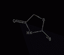 Rodanine structural formula