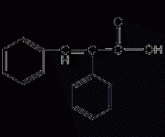 α-Phenylstyrene acid structural formula