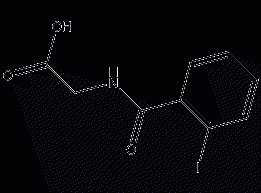 2-iodohippuric acid structural formula