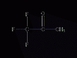 Trifluoroacetone structural formula