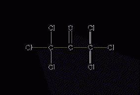 Hexachloro-2-propanone structural formula