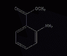 Methyl anthranilate structural formula