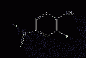 2-fluoro-4-nitroaniline structural formula