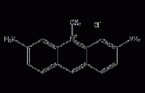 Chlorinated 3,6-diamino-10-methylacridine structure