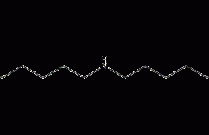 Dihexylamine structural formula