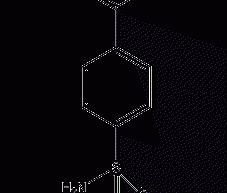 Structural formula of p-carboxybenzenesulfonamide