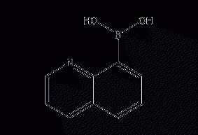 8-quinolineboronic acid structural formula