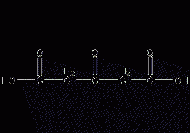 acetone dicarboxylic acid structural formula