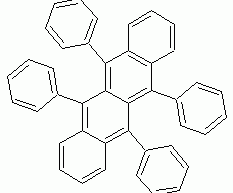 Rubrene structural formula