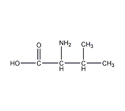 DL-Valine structural formula