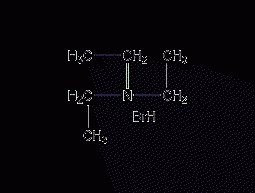 Triethylamine hydrobromide structural formula