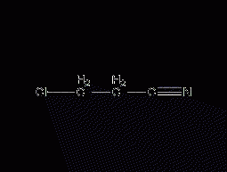 3-Chloropropionitrile Structural Formula