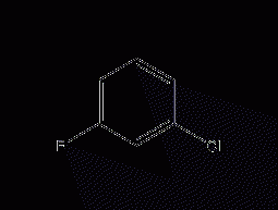 3-chlorofluorobenzene structural formula