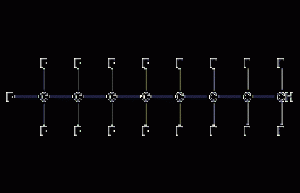 1H-Perfluorooctane Structural Formula