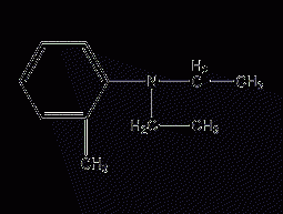 N,N-diethyl o-toluidine structural formula