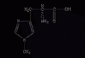 1-methyl-L-histidine structural formula