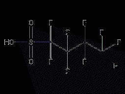 Nonafluoro-1-butanesulfonic acid structural formula