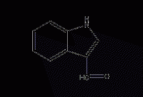 Indole-3-carboxaldehyde structural formula