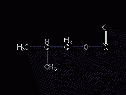 Isobutyl nitrite structural formula