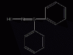 Benzophenone oxime structural formula