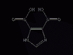 Imidazole-4,5-dicarboxylic acid structural formula