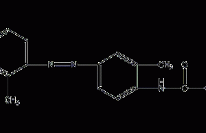 4-acetamido-2',3-dimethylazobenzene structural formula