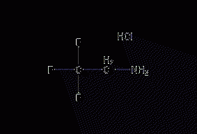 2,2,2-trifluoroethylamine hydrochloride structural formula