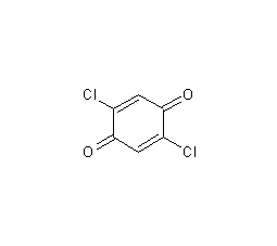 2,5-dichloro-1,4-benzoquinone structural formula