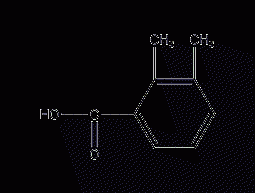 2,3-dimethylbenzoic acid structural formula