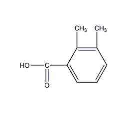 2,3-dimethylbenzoic acid structural formula