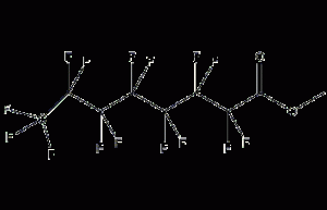 Perfluorooctanoic acid methyl ester structural formula