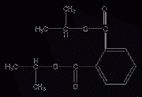 Isopropyl phthalate structural formula