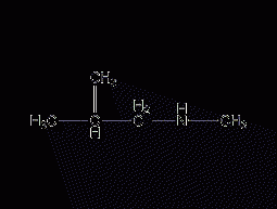 N-methylisobutylamine structural formula