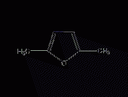 2,5-Dimethylfuran Structural Formula