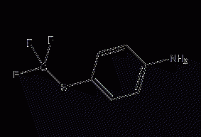 4-(trifluoromethylthio)aniline structural formula