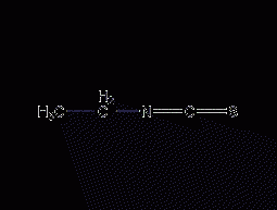 Ethyl isothiocyanate structural formula