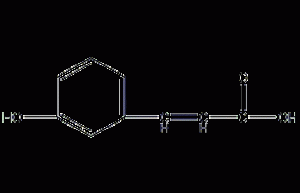 M-hydroxycinnamic acid structural formula