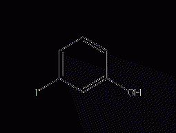 Meta-iodophenol structural formula