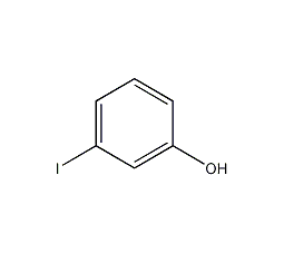 Meta-iodophenol structural formula