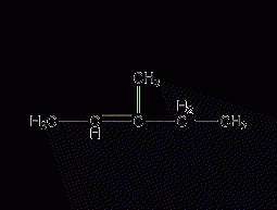 Trans-3-methyl-2-pentene structural formula