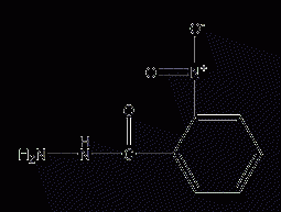 2-Nitrophenylhydrazine Structural Formula