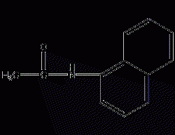 Naphthyl acetamide structural formula