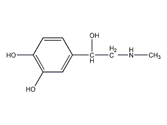 DL-adrenaline structural formula