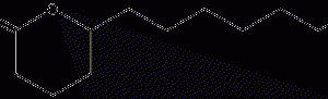 δ-dodecyl lactone structural formula