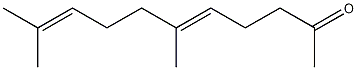 Geranylacetone structural formula