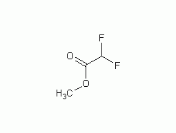 Methyl difluoroacetate structural formula