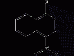 1-chloro-4-nitronaphthalene structural formula