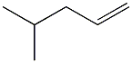 4-methyl-1-pentene structural formula